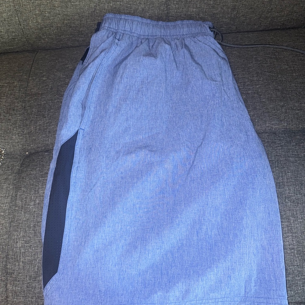 Nike Blue and Black Athletic Shorts